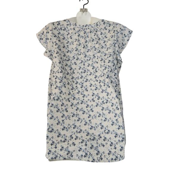 Adrianna Papell Womens Medium Blouse Ditsy Floral Lightweight Flowy Cottagecore - Picture 4 of 10